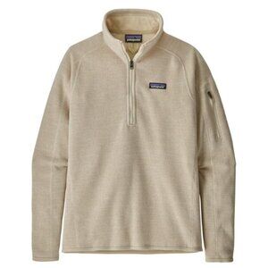 Patagonia Women's Better Sweater 1/4 - Zip Pullover in Oyster White, Size M